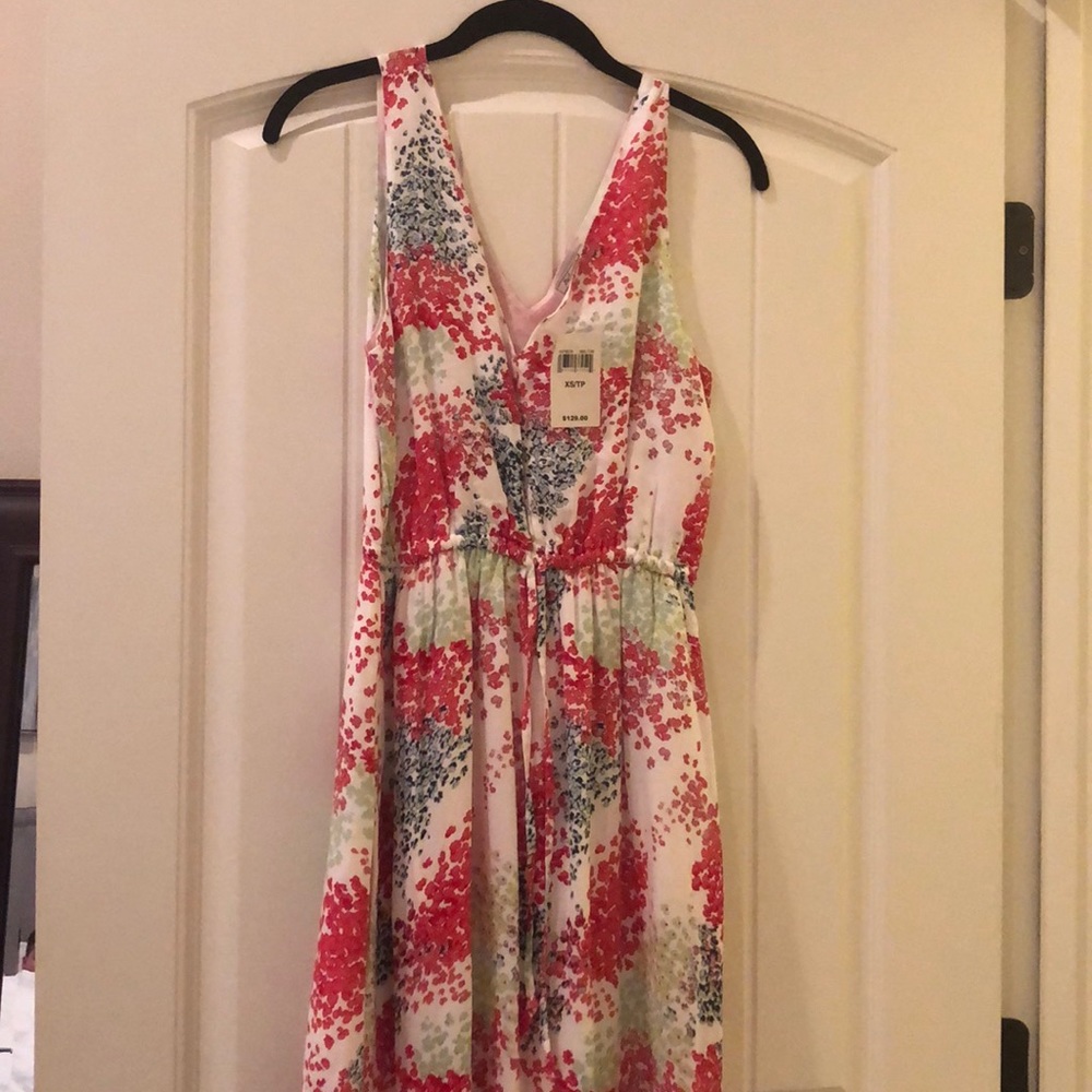 NWT XS luck brand floral maxi dress. MMAO